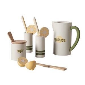 Hearth & Hand Kids Lemonade Set in Cream and Yellow